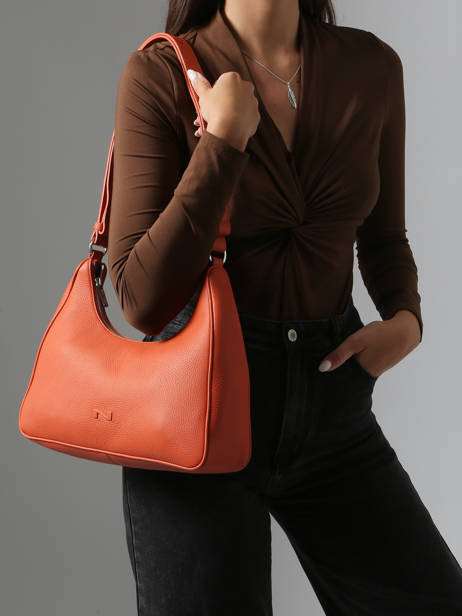 Leather Manaus Shoulder Bag Nathan baume Orange brasil 2 other view 1