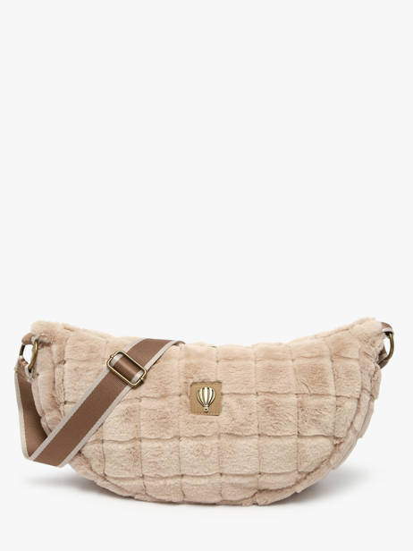 Sac Bandoulière Quadri Polyester Le voyage en panier Marron quadri AHP269