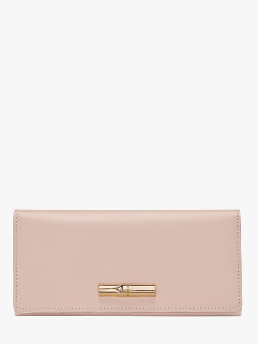 Longchamp Le roseau sleek Portefeuilles Rose