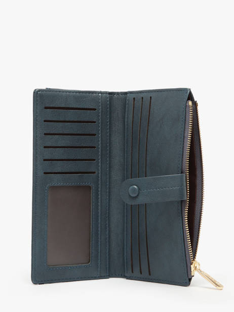 Portefeuille Porte Monnaie Lac David jones Bleu lac P162 vue secondaire 1