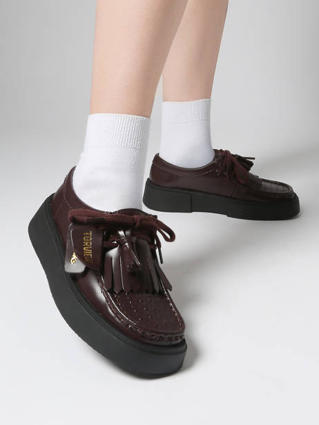 Derby Shoes Torview In Leather Clarks Brown women 26184948 other view 1