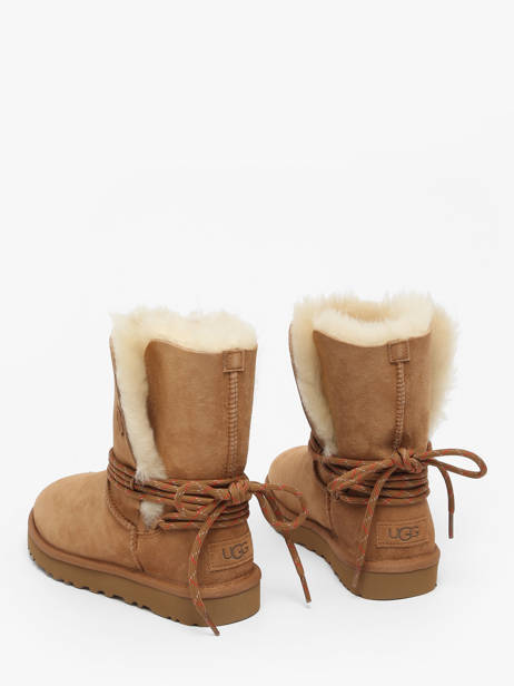 Boots In Leather Ugg Brown women 1171530 other view 4