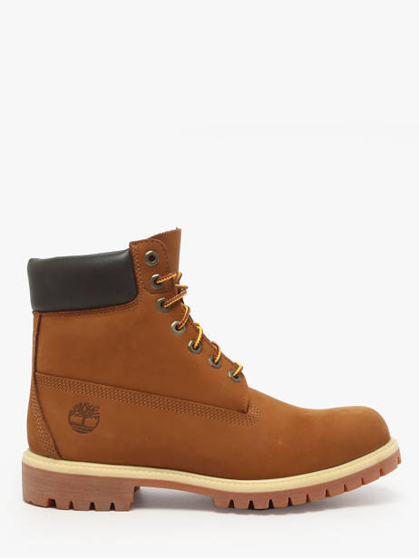 Boots In Leather Timberland Brown men 2066EBL1