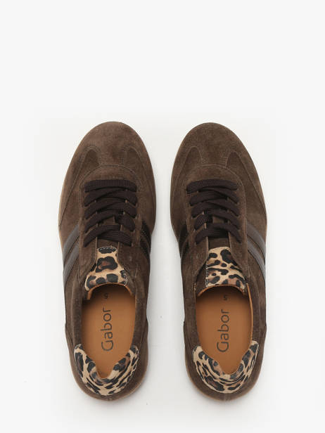 Sneakers In Leather Gabor Brown women 18 other view 3