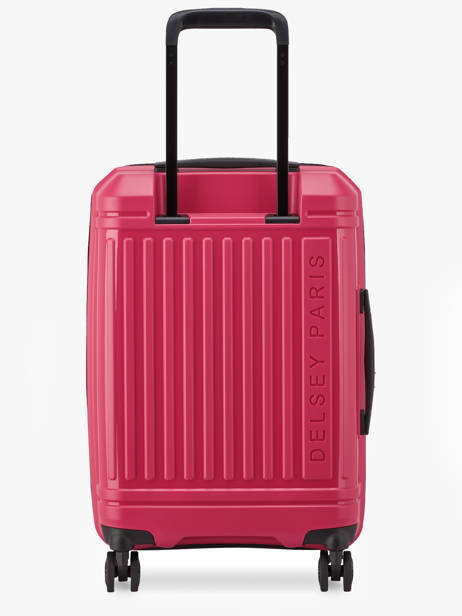 Expandable Cabin Luggage Delsey Pink lutece 3802801 other view 4