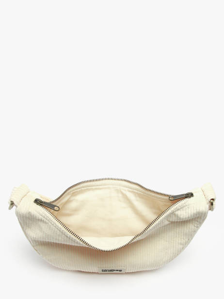 Sac Banane Velours Velours Côtelé Hindbag Beige velours V vue secondaire 3