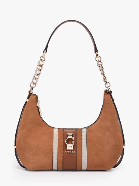Sac Porté épaule Erenia Cuir Guess Marron erenia SB783818