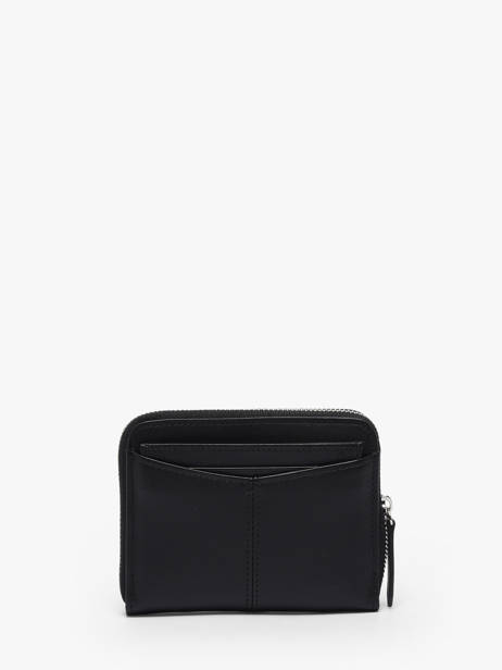 Coin Purse With Card Holder Leather Le tanneur Black charlotte TOTT3110 other view 2