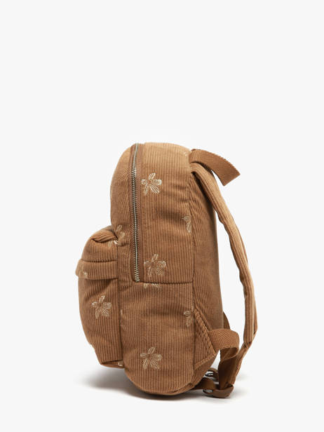 1 Compartment Backpack Roxy Brown back to school RJBP4935 other view 2