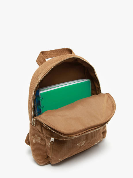 1 Compartment Backpack Roxy Brown back to school RJBP4935 other view 3