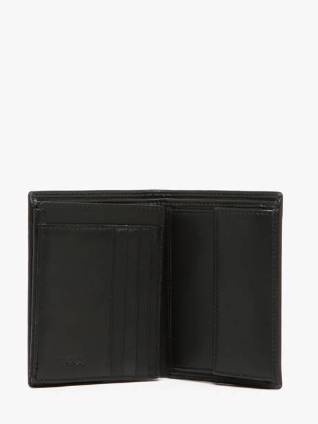 Portefeuille Porte-monnaie Cuir Hugo boss Noir saffiano HLO526A vue secondaire 1