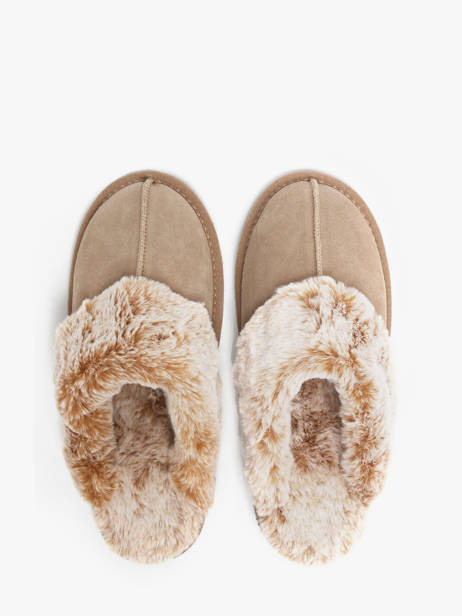 Slippers Isotoner Beige women 97282