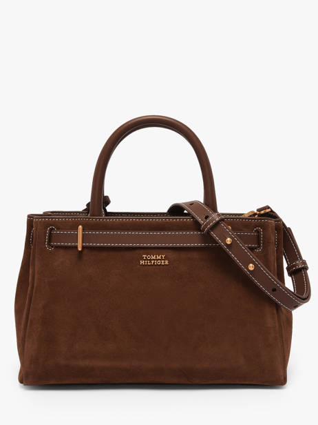 Sac Porté Main American Icon Cuir Tommy hilfiger Marron american icon AW18202 vue secondaire 4
