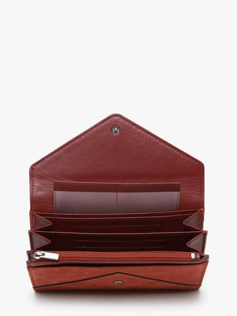 Wallet Leather Yves renard Orange nubuck 26683 other view 1