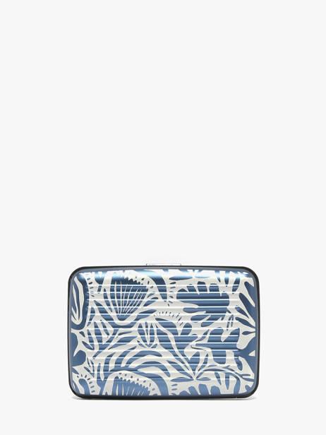 Card Holder Ogon Blue gravure GRA other view 2