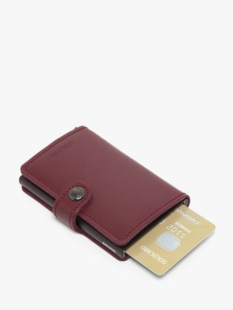 Leather Original Card Holder Secrid Red original MO other view 2