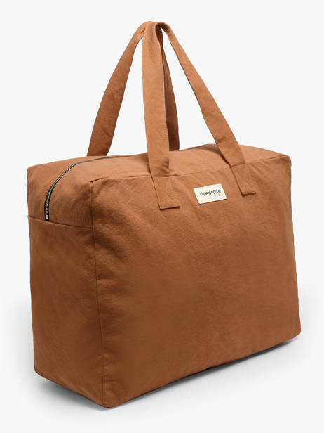 Le Grand Sac Shopping Elzevir Coton Recyclé Rivedroite Marron timeless ELZEVTIM vue secondaire 2