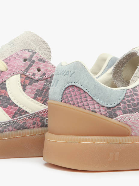 Sneakers In Leather Coolway Pink women 7693402 other view 2