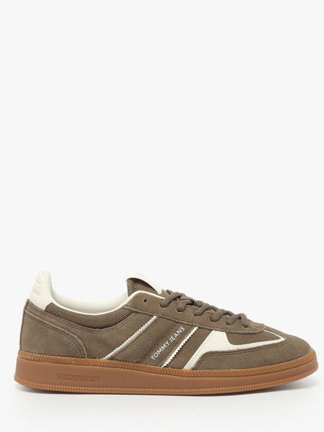 Sneakers In Leather Tommy hilfiger Brown women 2838RBM