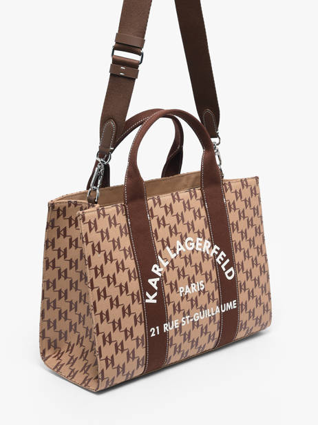 Sac Porté Main Rsg Coton Karl lagerfeld Beige rsg B1W50021 vue secondaire 2