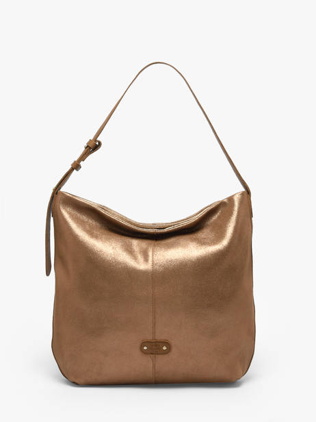 Sac Porté épaule Vintage Cuir Mila louise Marron vintage 23047XC