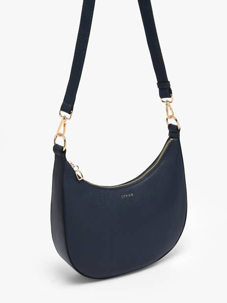 Sac Bandoulière M Tradition Cuir Etrier Bleu tradition ETRA102M vue secondaire 2