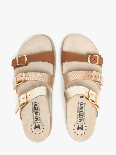 Mules En Cuir Mephisto Or women P5146954 vue secondaire 3