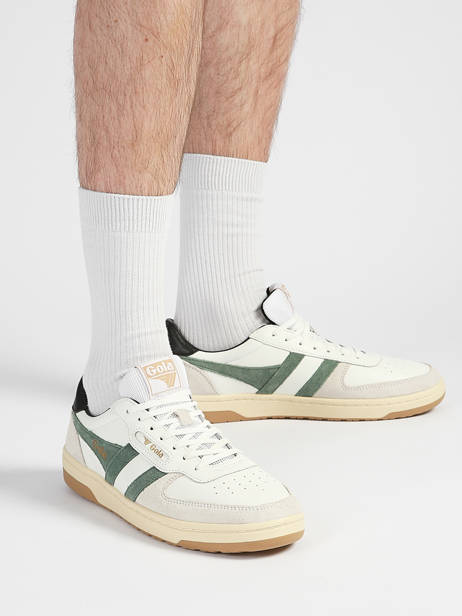 Sneakers En Cuir Gola Blanc men CMB336IN vue secondaire 1