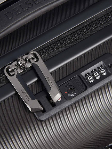 Valise Cabine Delsey Noir air armour 800 vue secondaire 1