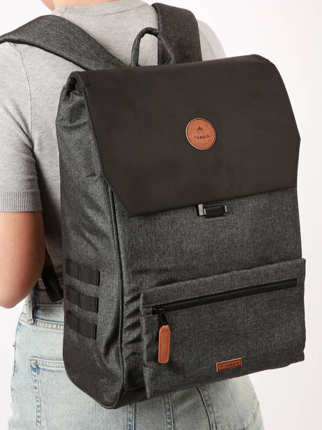 City Medium Backpack Cabaia Black city M other view 1